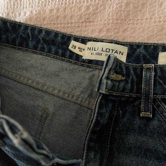 NILI LOTAN barrel jeans NWT - Picture 8 of 9